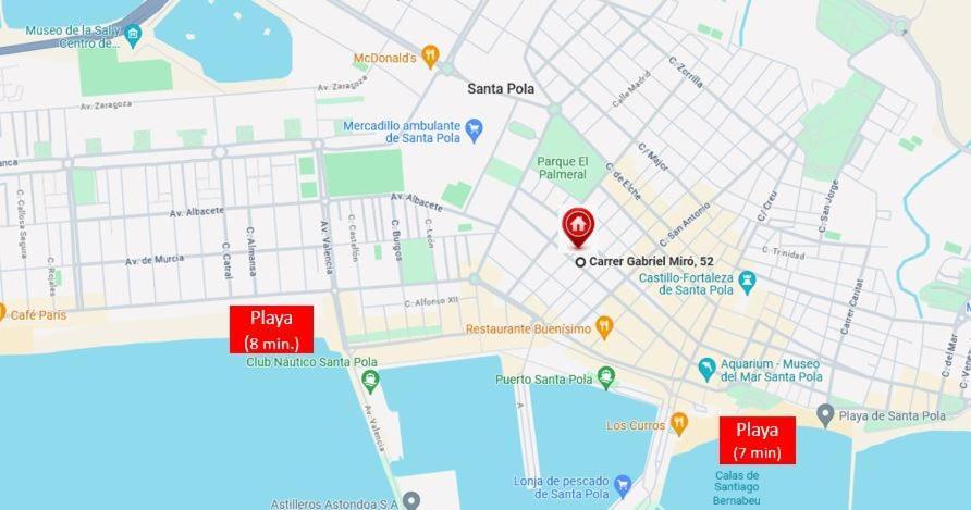 Centrico Apartamento Con Todo A Estrenar En La Playa Санта Пола Екстериор снимка